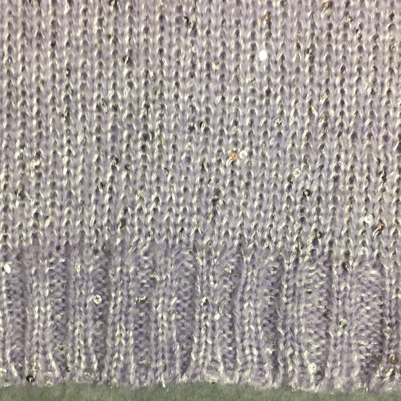 RUE 21 Wool Blend Holiday Ski Scoop Neck Machine Washable Sweater Tiny Sequins - Picture 10 of 15